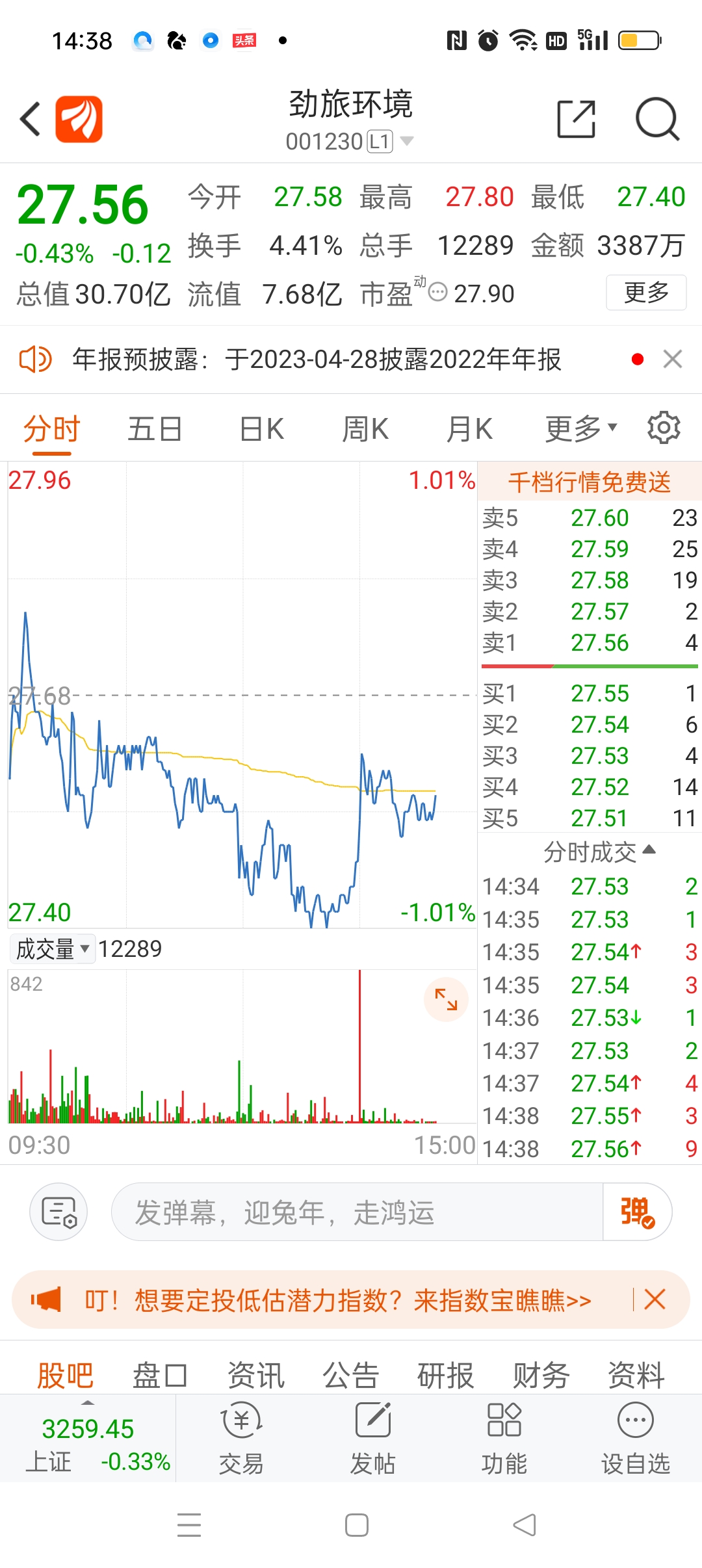 劲旅环境（001230）2025年一季报简析：营收净利润同比双双增长，应收账款上升