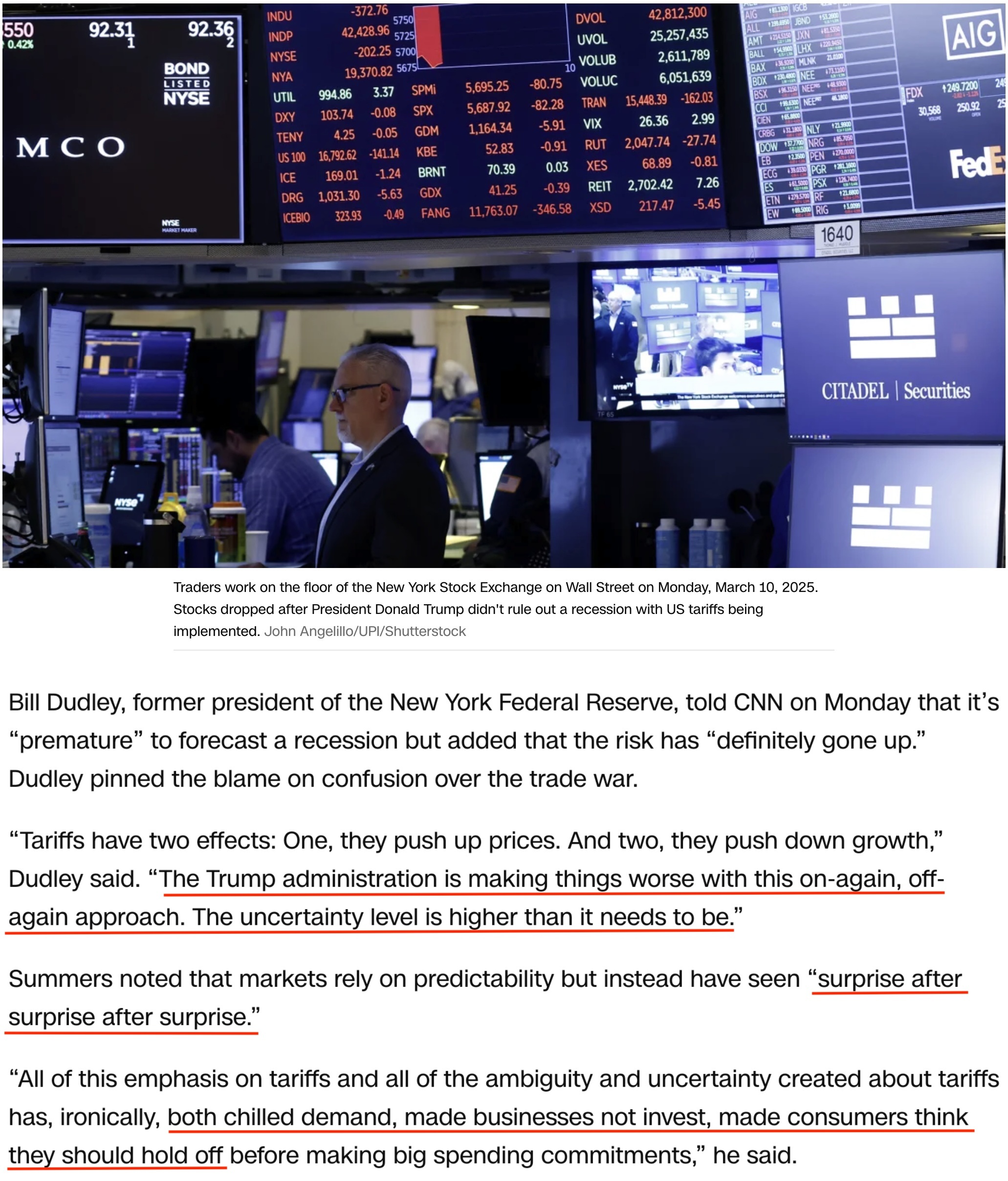 美国关税政策影响下，世界贸易或降低3%