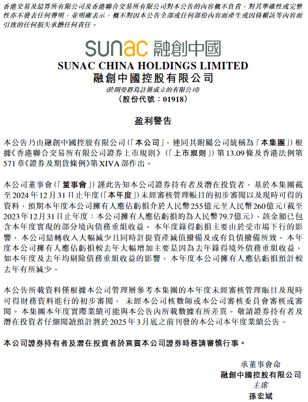 融创境外债新进展！