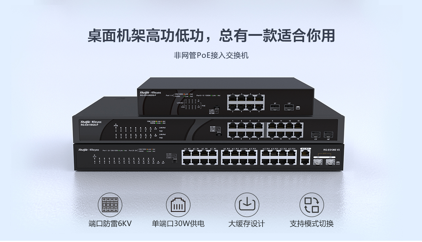 菲菱科思获得外观设计专利授权：“交换机（非POE4+2）”