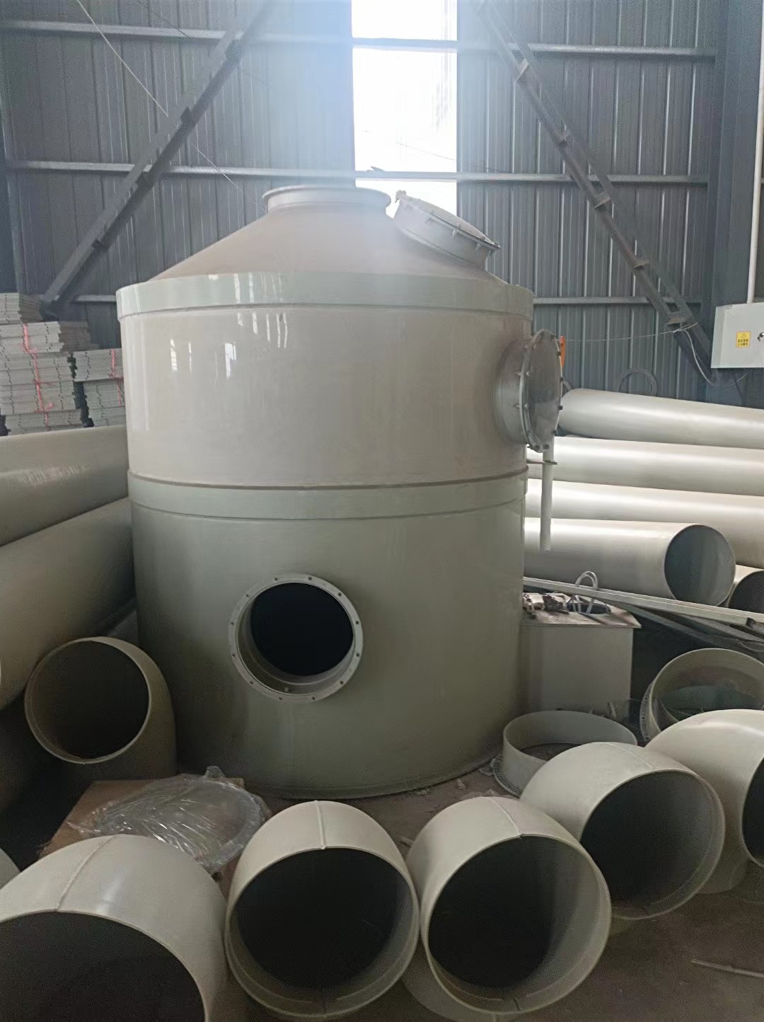 京仪装备获得实用新型专利授权：“一种进气口刮刀及废气处理设备”