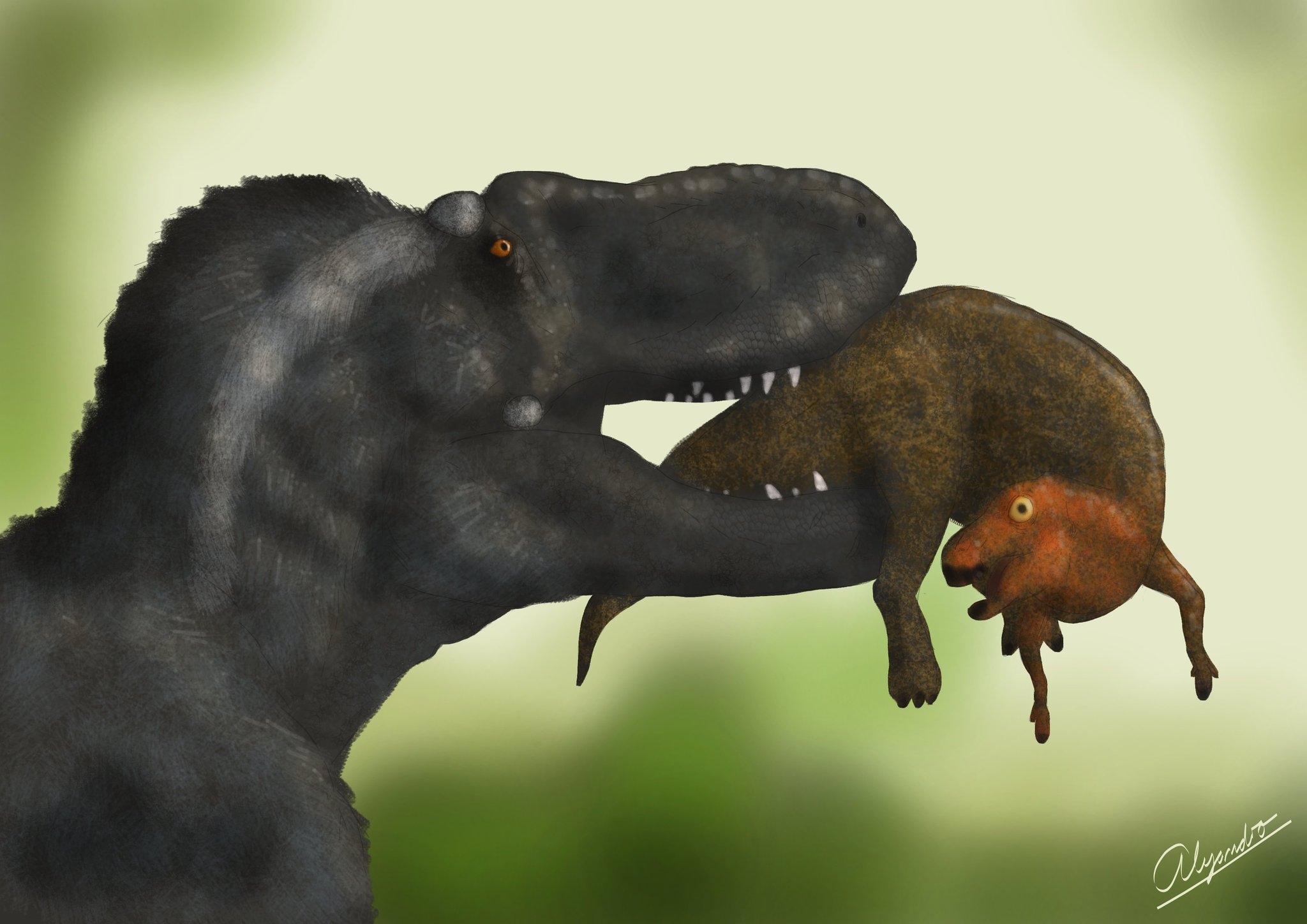 江西发现7000万年前的鸭嘴龙类新属种 拥有独特“帆尾”