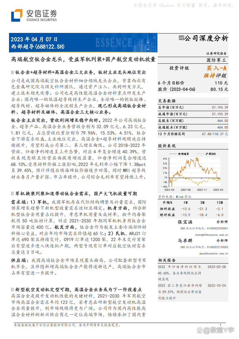 西部超导(688122)2026年一季报简析:增收不增利,公司应收账款体量较大