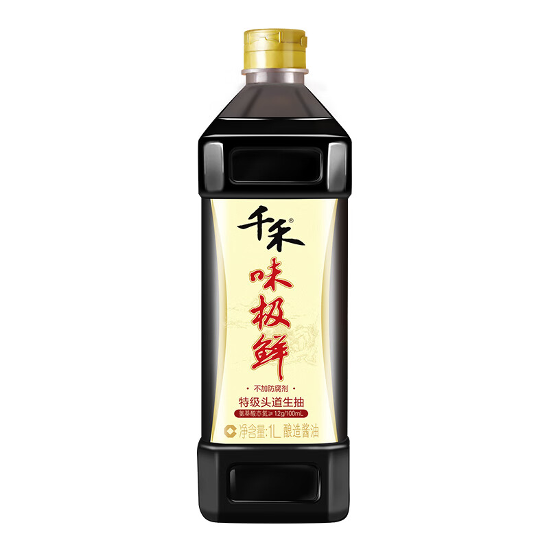 千禾味业获得外观设计专利授权:“包装瓶(千禾-生老抽酱油-01)”